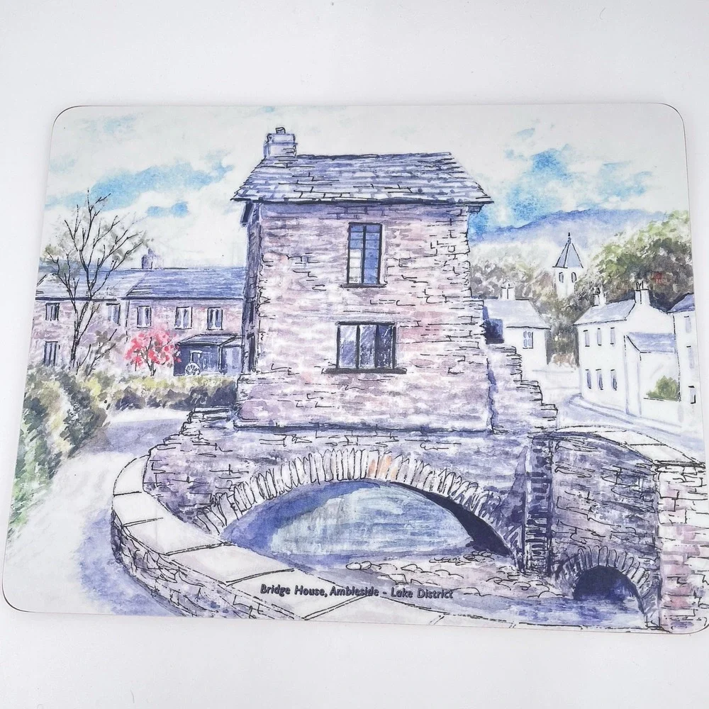 Watchet 6 Melamine Cork backed Placemats Scenes of Lake District UK Enesco Site